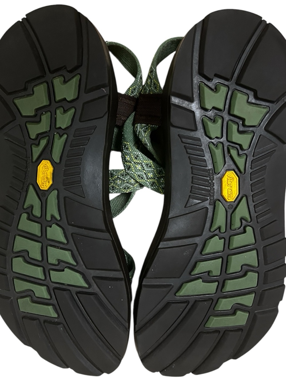 Chaco Women's Sandals Green and brown z/2 toe loop - Picture 2 of 7